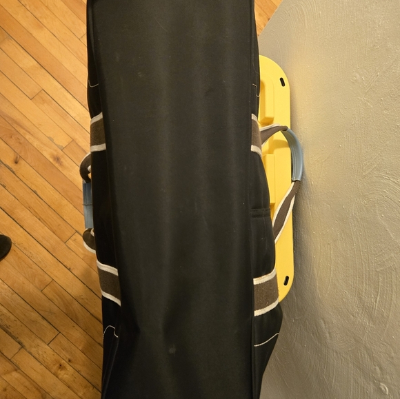 Coach Vintage Hamptons Weekend XL Nylon Travel Tote - Black/Blue - Picture 14 of 16